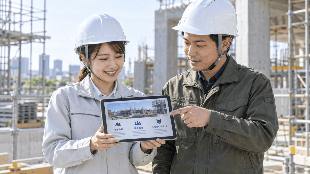 建設業の自社採用サイトは求人媒体をどう補完するか？公開資料から考える情報と運用条件